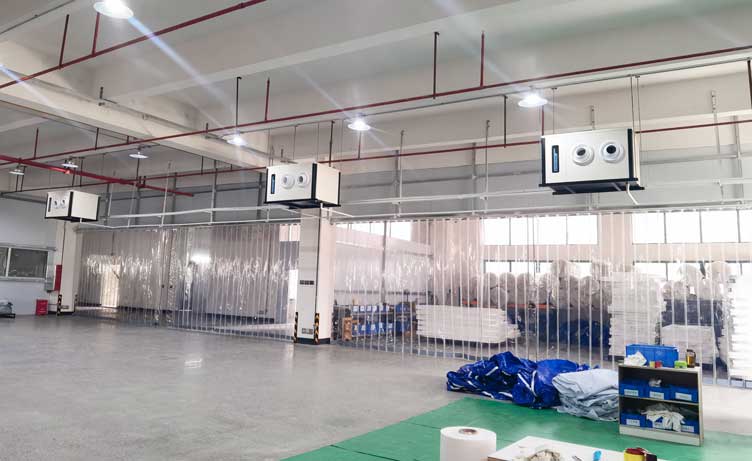 蒸發冷省電空調-臥式射流機組，賦能車間降溫廠房降溫系統