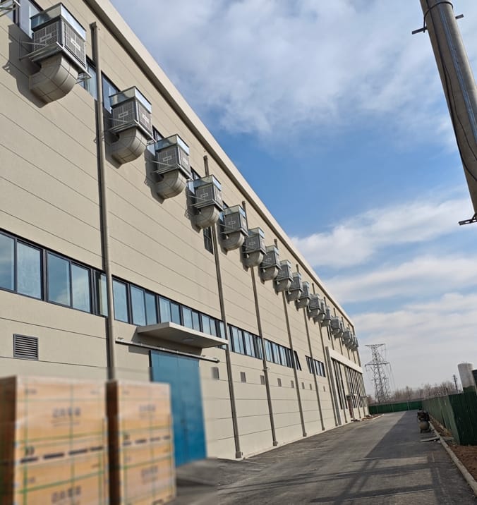 工業(yè)廠房車間降溫通風安裝工廠車間水冷空調(diào)