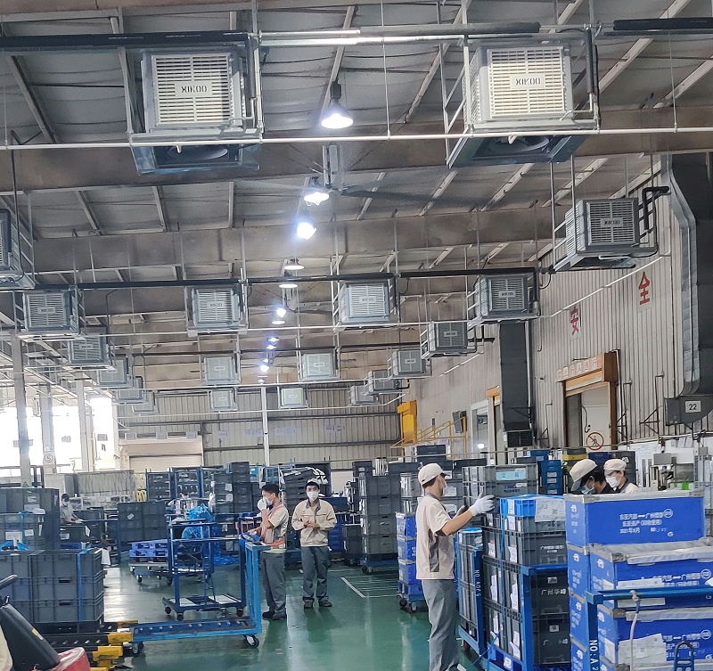 冷風機環?？照{廠房車間案例
