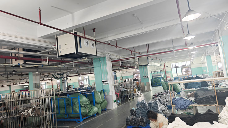 工業(yè)廠房制冷降溫，安裝工業(yè)省電空調(diào)-臥式射流